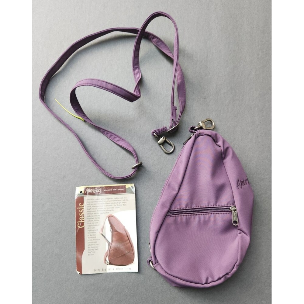 Ameribag Healthy Back bag MINI Purple Baglett Travel Purse Small Lightweight
